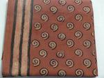 Handtrykk Duk Spiral  Rød